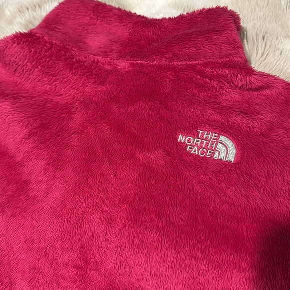 North Face Fuzzy Fleece Zip Up- Hot Pink - Picture 6 of 6